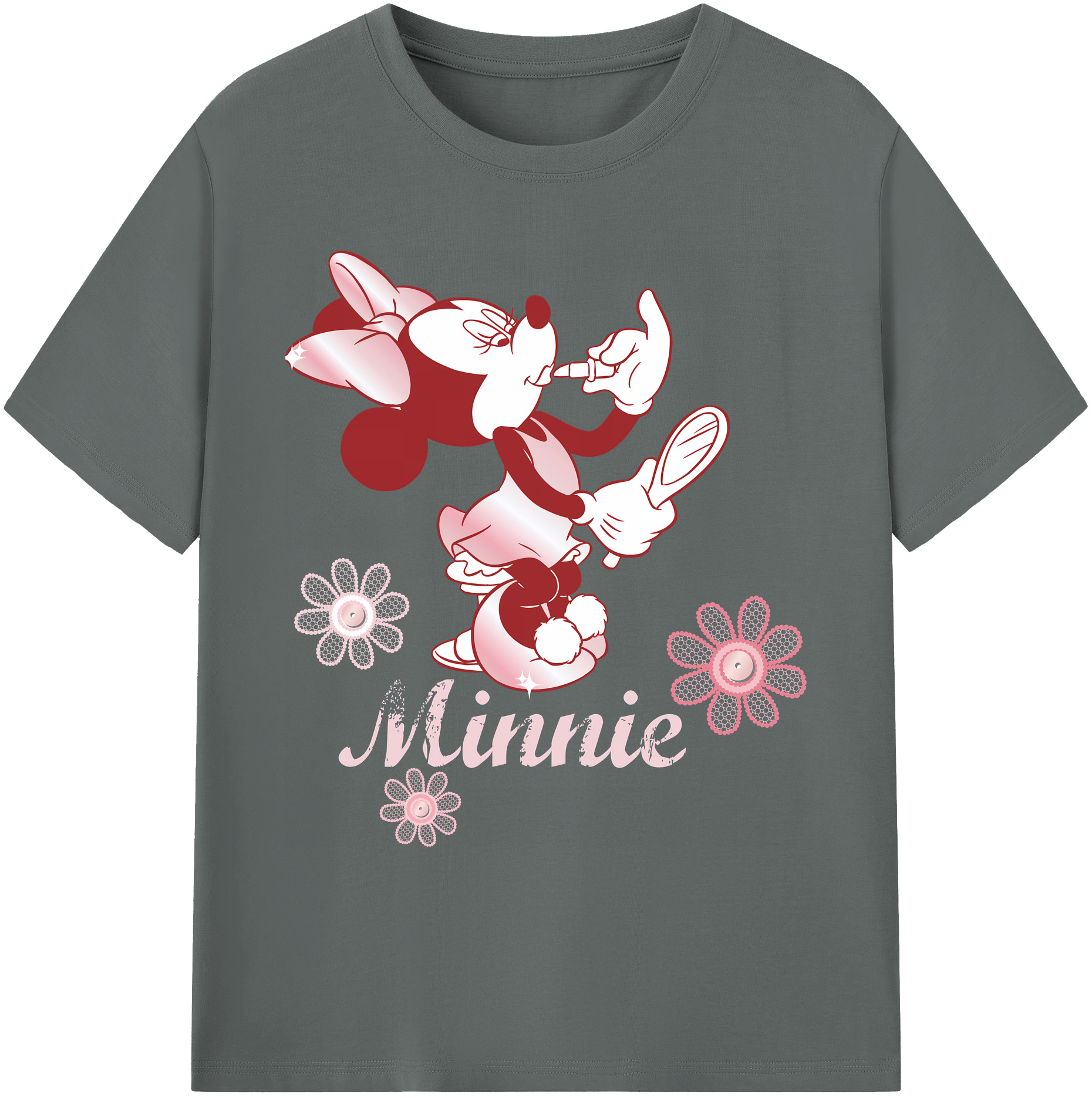 ミッキーマウス Mickey Mouse 綿100％ メンズ半袖Tシャツ｜肌触りやわらか＆通気性